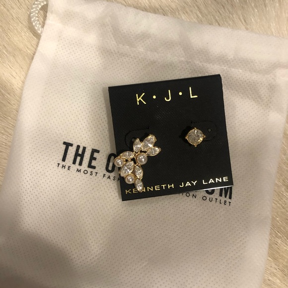 KENNETH JAY LANE Ear Climbers - Picture 1 of 2